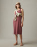 Women's Racer Tank Dress - Currant